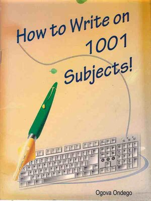 cover image of How to Write on 1001 Subjects!